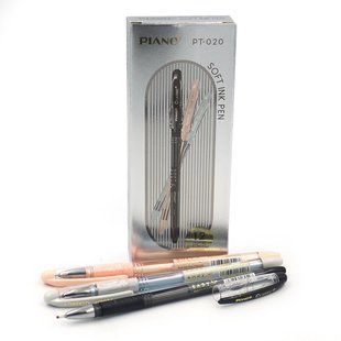 Кулькова ручка PIANO PT-020 Soft ink пише синім