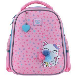 Рюкзак школьный каркасный GoPack мод 165 Education GO25-165S-2 Fluffy Kitten 34,5*26*12,5см
