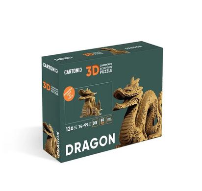 Конструктор 3D пазл Cartonic Cartdra Dragon 13,6*8,2*19,5см