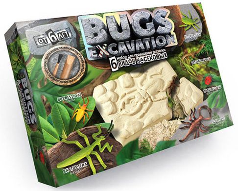 Набор для творчества DankoToys DT BEX-01-04 раскопки Bugs Excavation