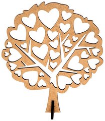 Заготовки для декорування (МДФ 5мм) "Дерево кохання-1" 23,5*26см 4801160