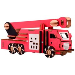 Модель 3D дерев'янна сборна WoodCraft HB02 Пожежна 18,7*6,1*9,1см