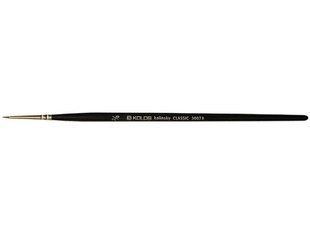 Кисть колонок круглый Kolos Classic 3007R, №000, короткая ручка