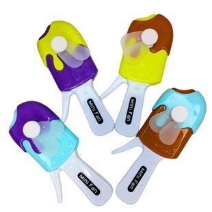 Вентилятор ручний механічний Ice Cream Mini Fan Морозиво 15см асорті 2090/645