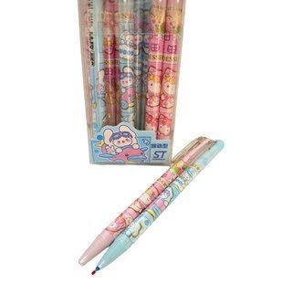 Ручка гелевая Пишет-Стирает Aodemei 0,5мм Dessert party, автоматическая, синяя GP-33299 наконечник игольчатый