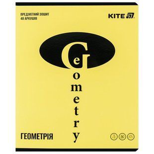 Зошит шкільний А5+ 48арк Kite предметний кл. Bright Геометрія K25-240-11