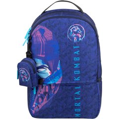 Рюкзак (ранець) м'який KITE мод 2569 Mortal Kombat MK22-2569L, Синий