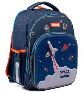 Ранець каркасний 1Вересня Yes 552242 S-106 Space 38*30*14см + ПОДАРОК ТМ YES, Синий