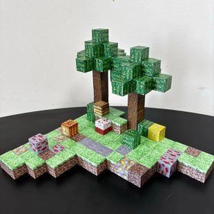 Конструктор 3D магнитный Magnetic Cube Minecraft, кор.29*18*5см, 128 дет 2*2см №0292