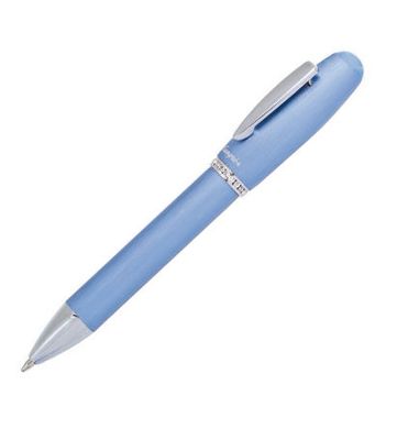 Ручка шариковая Langres Charm LS.403009-14 с кристаллами Swarovski, голубая