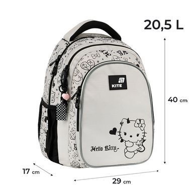 Рюкзак (ранець) м'який Kite мод 8001 Education teens HK26-8001M Hello Kitty 40*29*17см