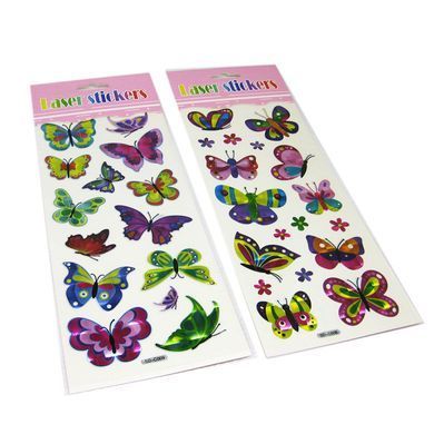 Наклейки детские №ST-3025 Laser stickers в ассортименте