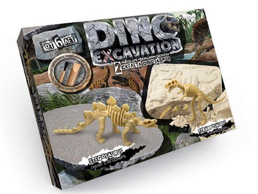 Набір для творчості DankoToys DT DEX-01-02 розкопки Dino Excavation