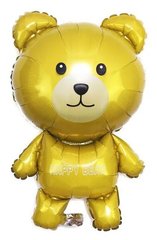 Шарик воздушный фольга Медведь Camis 60*40см желтый А-2097