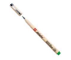 Капілярна ручка PIGMA Brush Лінер-пензель Sakura Зелений XSDK-BR-29
