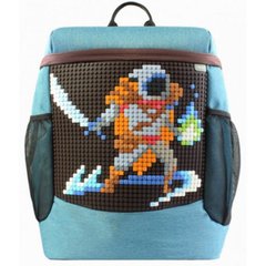 Рюкзак (ранец) школьный Upixel Gladiator Backpack - Голубой Пиксели WY-A003O 31*44,5*16см