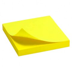 Папір для нотаток з липким шаром 76*76 100арк A-Plus Жовтий A-835