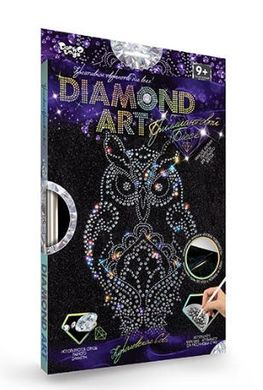 Набір для творчості DankoToys DT DAR-01-02 Diamond Art Картина з стразами Сова