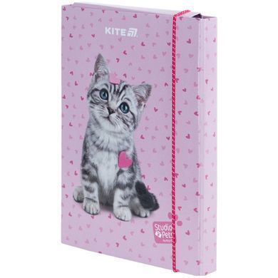 Папка для тетрадей B5 KITE мод 210 плотный картон на резинке Studio Pets SP25-210