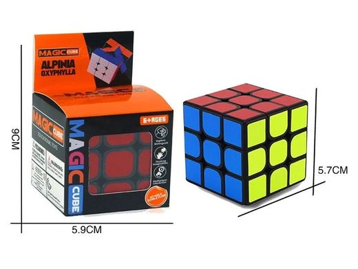 Іграшка Кубік Рубіка 3х3, 5,7*5,7см AM-306