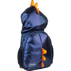 Рюкзак (ранець) м'який Kite Kids міні з капюшоном мод 567 Black Dino K21-567XS-2