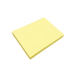Бумага для заметок с липким слоем 76*101 100л. желтая Jinxin пастель A4