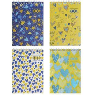 Блокнот А6 40л ZiBi Kidis Line Patriot Hearts в клетку ZB.12138