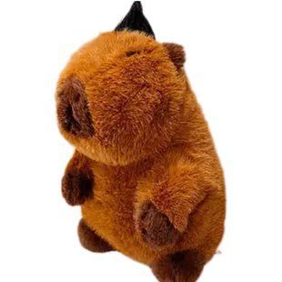 Игрушка мягкая Капибара с чубчиком h-35см, ассорти 6675-43