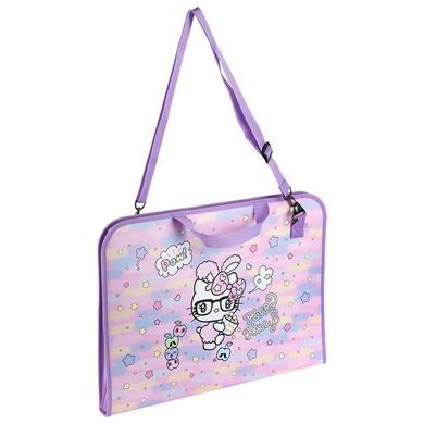 Портфель А3 Kite мод 411 Hello Kitty пластик на молнии HK24-411
