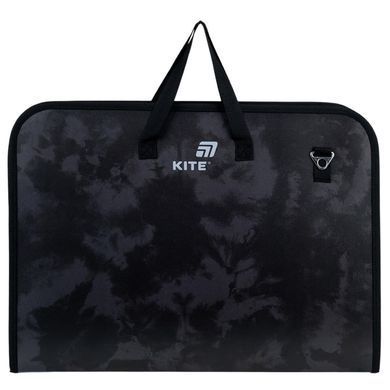 Портфель А3+ Kite мод 411 пластик на молнии K26-411-*, Черный
