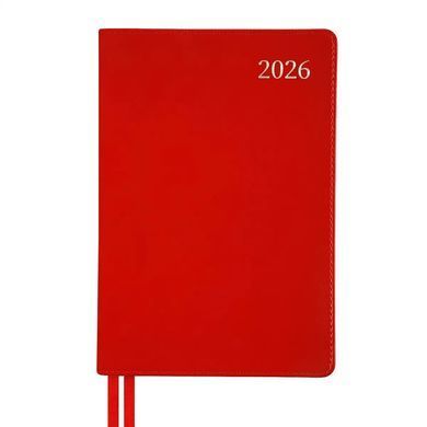 Ежедневник 2026 А5 Leo Planner Aldento мягкий 25267*, Коричневый темный