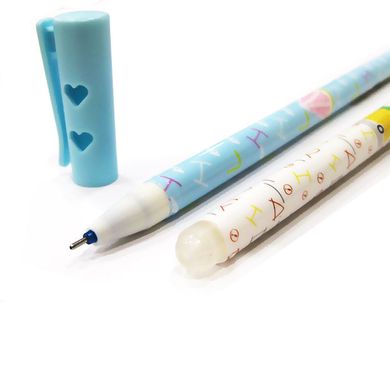 Ручка гелевая Пишет-Стирает R500 Фрукты 0,38мм пишет синим