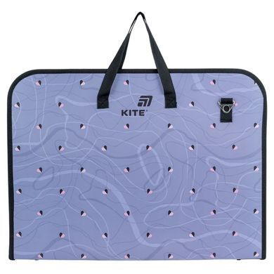Портфель А3+ Kite мод 411 пластик на молнии K26-411-*, Черный