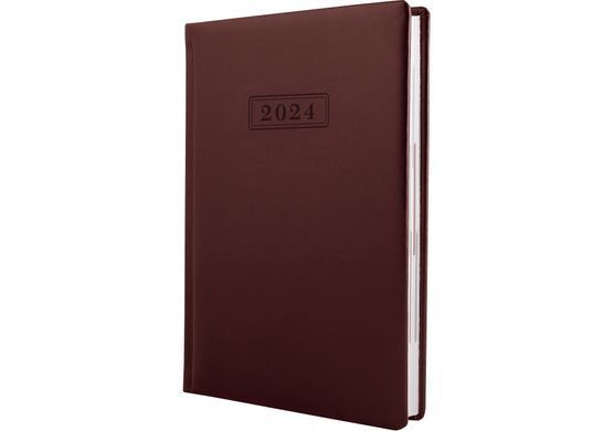 Ежедневник 2024 А5 OPTIMA Perfect O25234, Зелёный