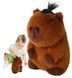 Игрушка мягкая Капибара с чубчиком h-35см, ассорти 6675-43