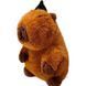 Игрушка мягкая Капибара с чубчиком h-35см, ассорти 6675-43