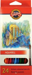 Карандаши акварельные цветные Рыбки 24 цв. (2.8мм) Koh-i-Noor Mondeluz 3718