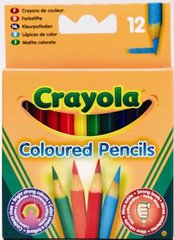 Карандаши цветные короткие 12цв. Crayola 4112