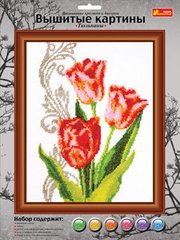 Набор для вышивания крестиком и бисером Creative 4911 Картина Тюльпан