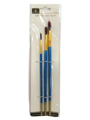 Набор кистей 3 шт ARTIST Brushes синтетика (№4,8,12) 21203-2 (круглые)