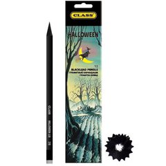 Олівець простий з гумкою Class Halloween 118-2B
