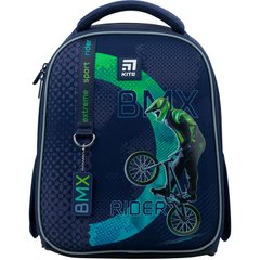 Рюкзак (ранец) Kite школьный каркасный мод 555 BMX K22-555S-10, Синий