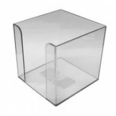 Підставка для куба-паперу пластик 90*90*90мм ECONOMIX прозора E32601-00