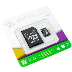 Картка памяті MicroSDHC 32GB T&G class 10 (adapter SD) TG-32GBSD10U1-01