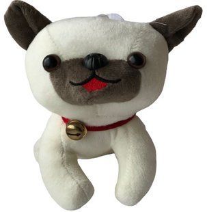 Игрушка мягкая, Собачка со звоночком h-18см, ассорти 1388-33