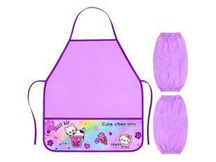 Фартух для художника Kidis KD3067 з нарукавниками дитячий, 34,5*50см Котик