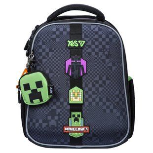 Ранець каркасний Yes 550222 H-100 Minecraft Adventure 35*28*15см