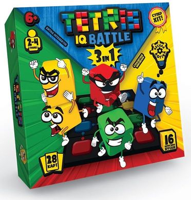 Игра настольная DankoToys DT G-TIB-02U Tetris IQ Battle 3в1 (укр)