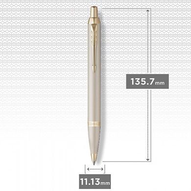 Кулькова ручка Parker 28232 IM 17 Professionals Monochrome Champagne