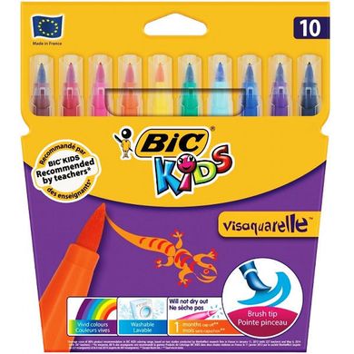 Фломастеры 10цв. BIC Kids Visaquarelle